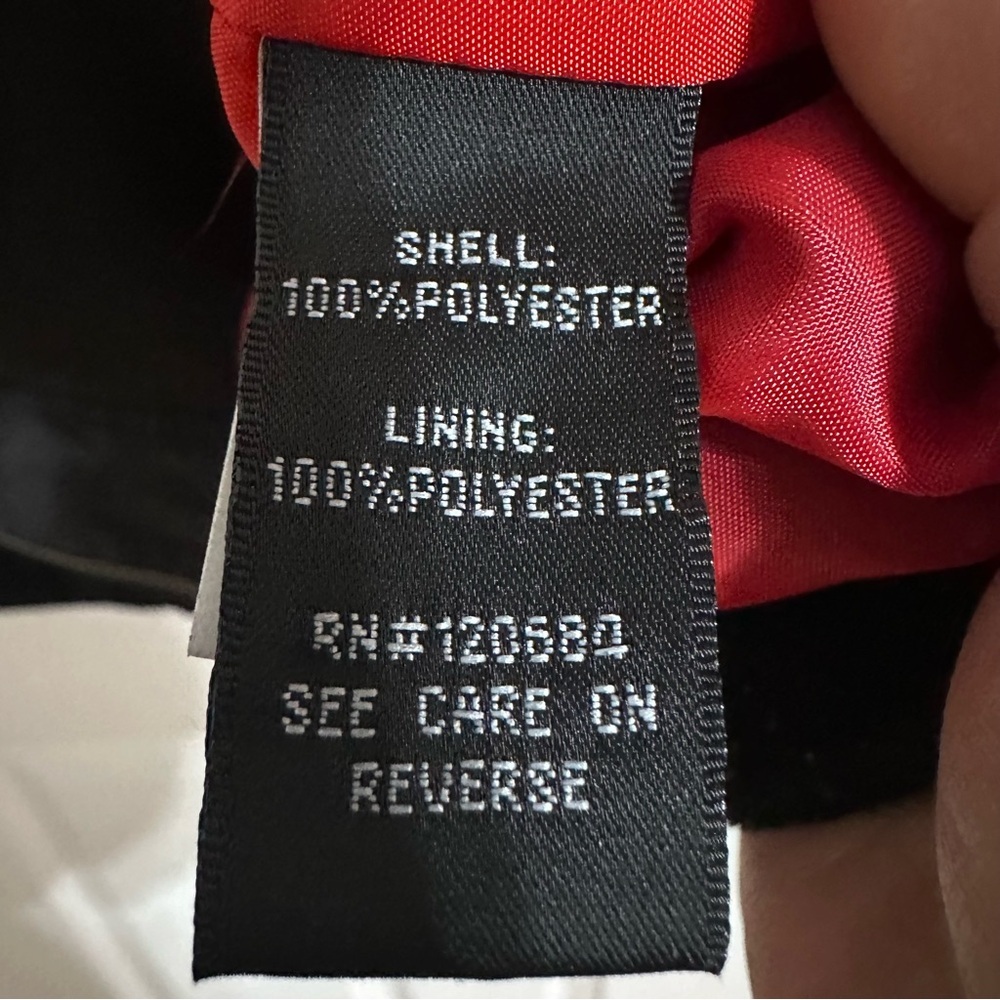 Torrid Black Bomber Jacket Size 1 Patch Graphic Tiger Lips Cherry Zip - Picture 8 of 11